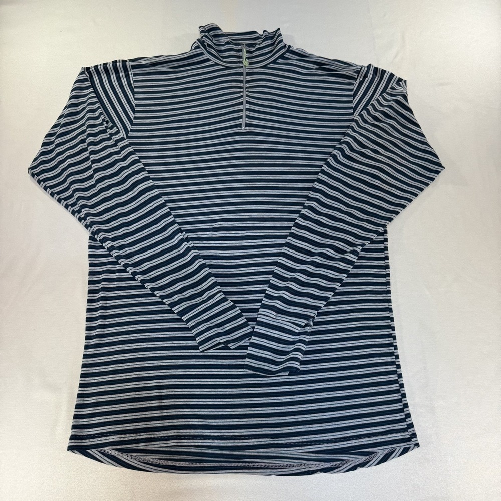 REI Long Sleeve 1/4 Zip Pull Over Performance Top Size Large Base Layer